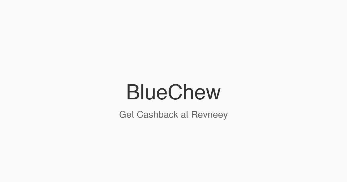 BlueChew homepage