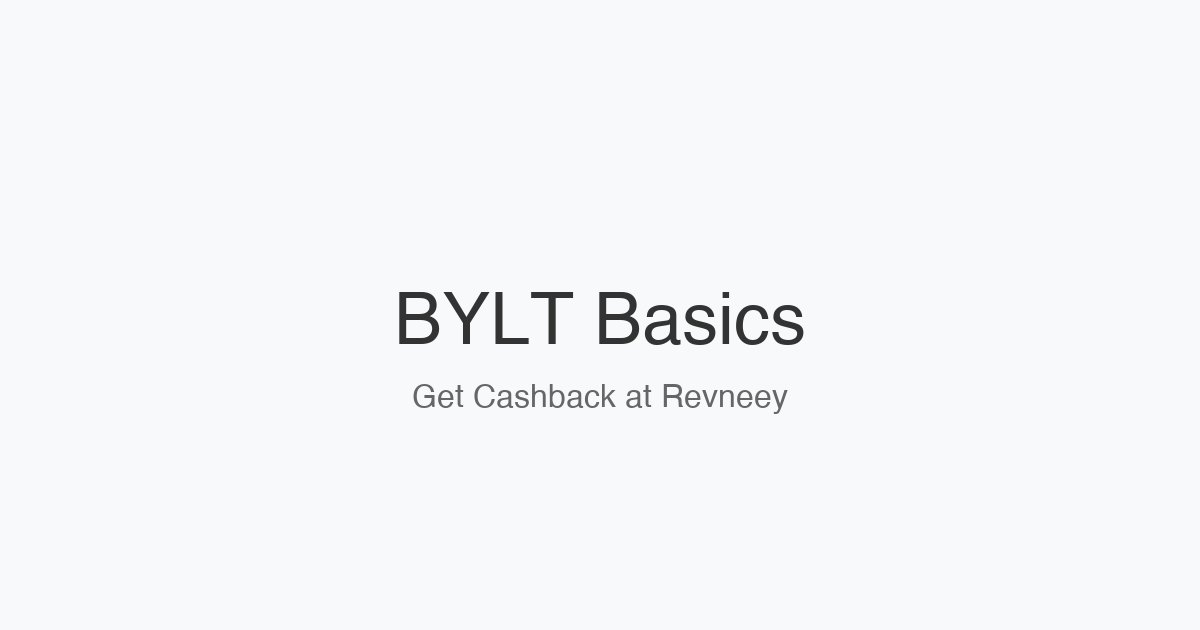 BYLT Basics homepage
