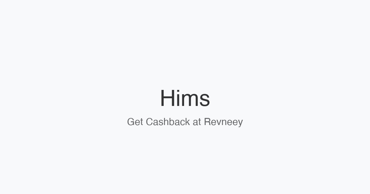Hims homepage