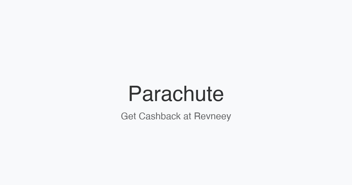 Parachute homepage