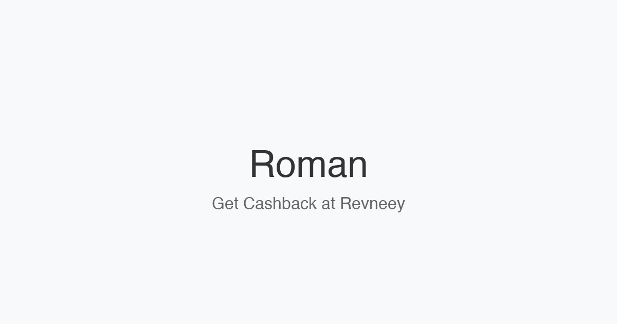 Roman homepage